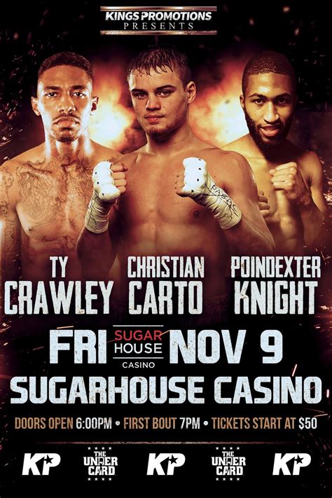 sugarhouse casino boxing|Kings Promotions Presents Live Boxing at the SugarHouse .